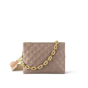 Brand New w/ dust bag - Louis Vuitton Coussin PM, Taupe